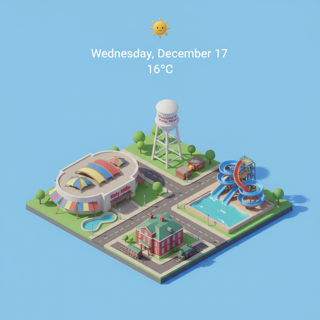 AI-generated weather scene